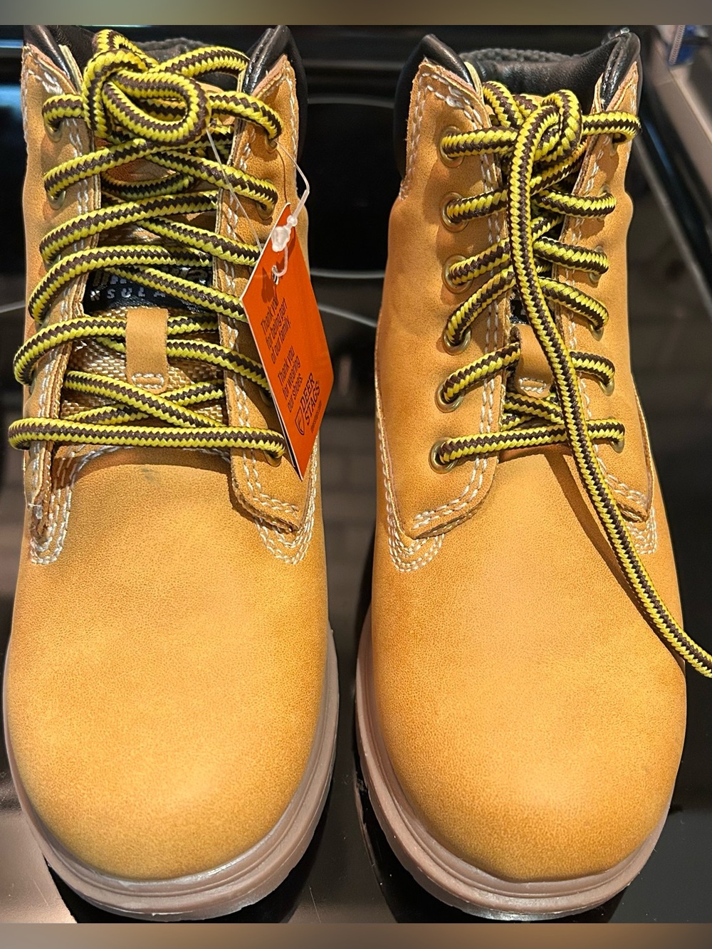 Deer Stags NWT American Made Sturdy Lace-up Boy’s Boots Size 11.